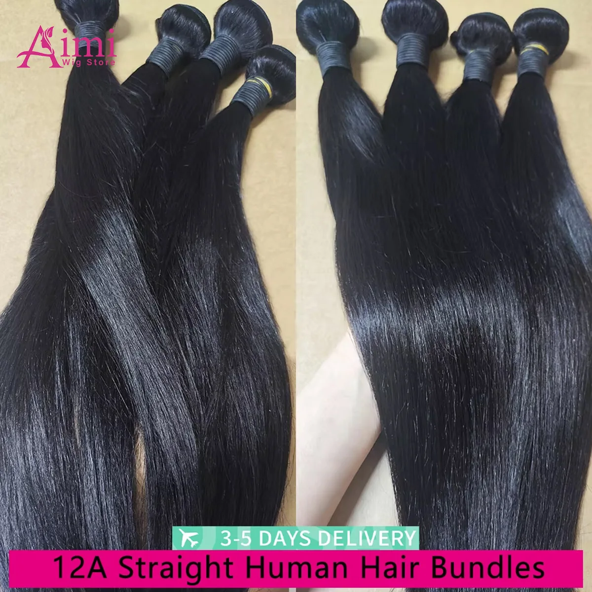 حزم الشعر الخام الأسود الطبيعي 30 بوصة البرازيلي شعر بشري لعذراء لينة وحريري للنساء 100% نسج على شكل شعر إنسان ملحقات #1