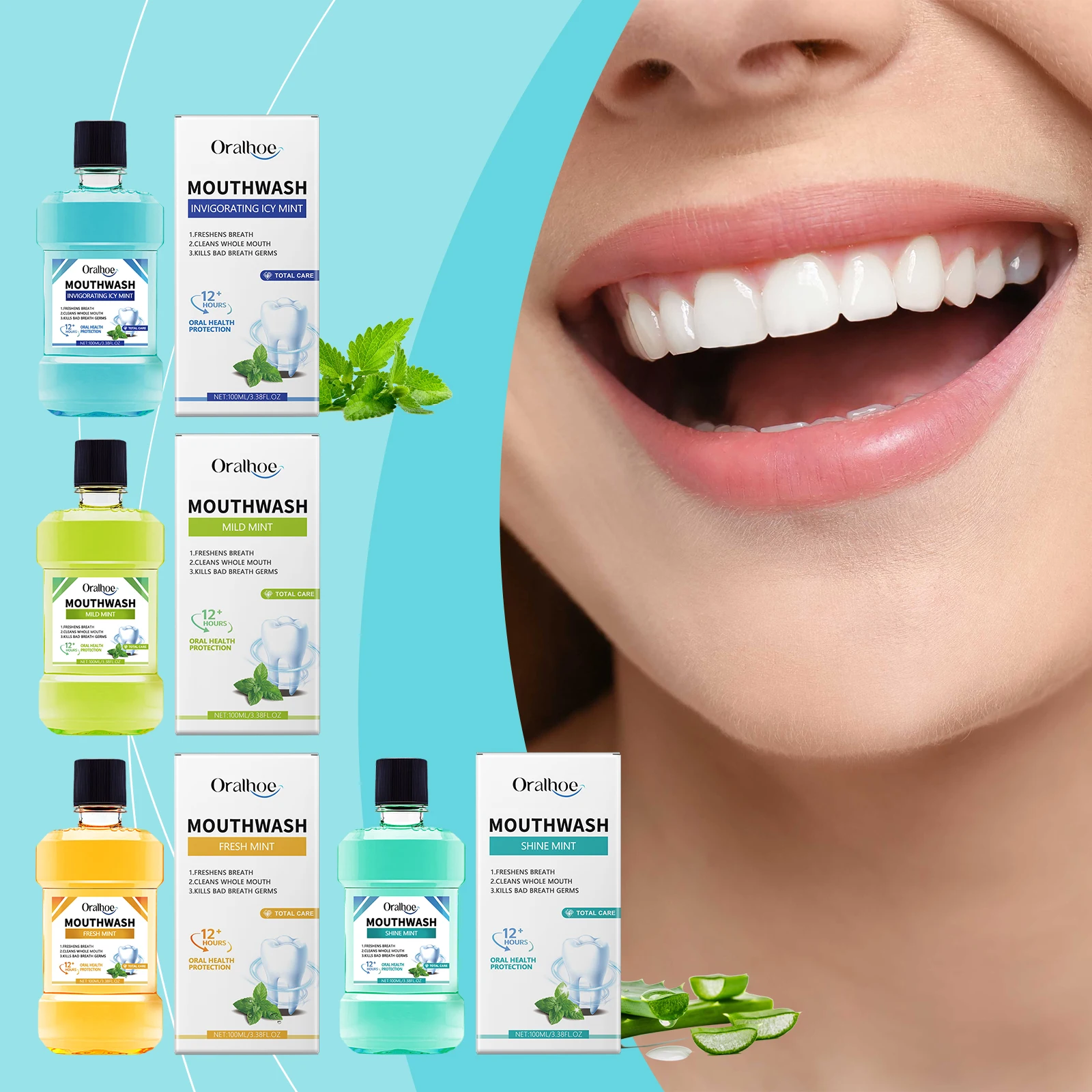 호흡 청정제 구강 세척제 민트 풍미 입 제거 나쁜 냄새 - Whitening Mouthwash 리뷰 및 가격