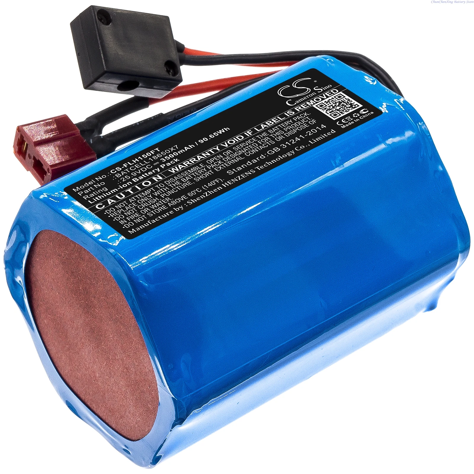 25.9V 3500mAh Flashlight Battery for Bigblue VL15000P-Pro Mini,CB30000P-II,VL33000P-II,VL33000P-RC, VL33000P-RCP, TL8000P +TOOL