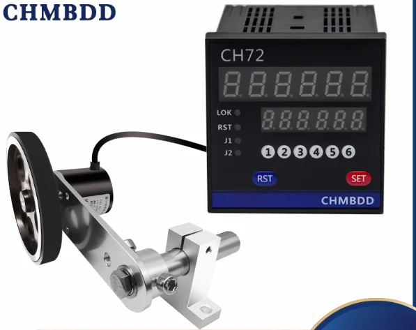 Meter counter electronic digital display edge banding machine film measurement meter roller encoder high precision recorder