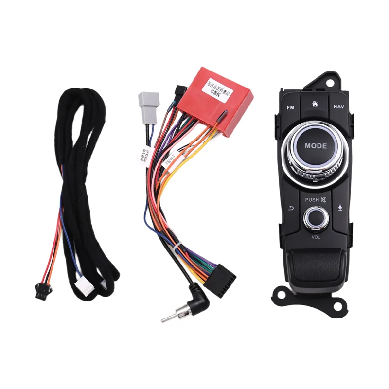 Car Central Controller Mode Knob Button Mouse NAV Controller Switch Button For Mazda CX-3 2 Demio Low-End 2014-2021