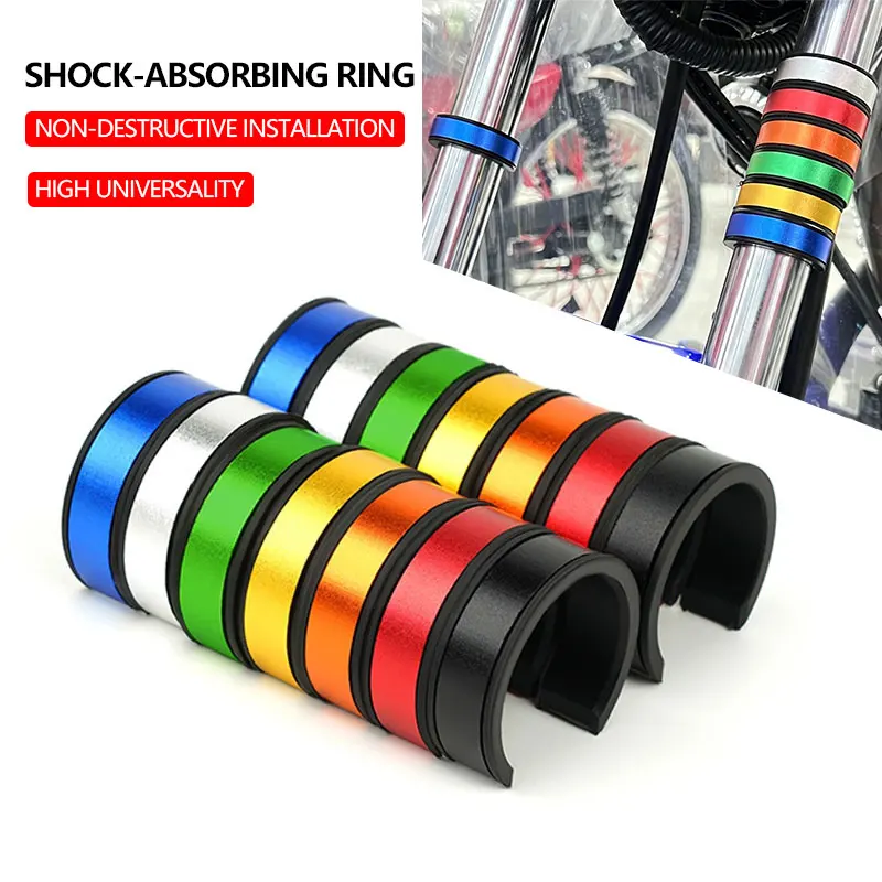 Motorcycle Shock Ring Front Fork Decorative Ring Shock Absorber Travel Ring 31-34mm 35-37mm Motorcycle Suspension Accessory