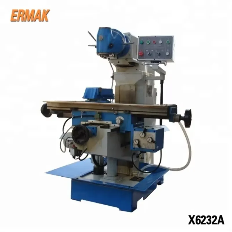 Milling Machine Manufacturer X6232A XQ6226B Mini Rotary Angle Head Universal Turret Type Swivel Head Milling Machine