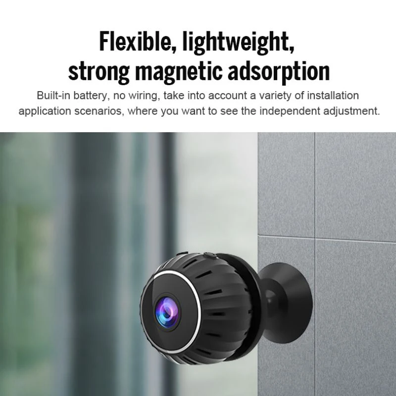 Smart WiFi Mini Camera Wireless Monitoring Security Protection Camera 1080P With Night-Vision And Motion Detection Sensor