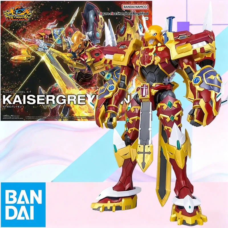 

Новая, в наличии, оригинальная упаковка BANDAI, фигурка Digimon FRONTIER KAISERGREYMON, модель-игрушка, подарок для ребенка, упаковка из пенопласта