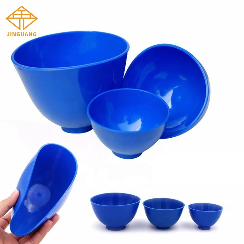 

10/15/20pcs Dental Labs L/M/S Flexible Silicone Rubber Personalized Mixing Bowl for Alginate Plaster Materials Mixing