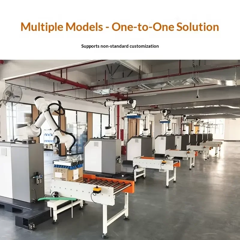 Wholesale Electric Automatic Collaborative Palletizer Machine Industrial Stacking Box Piling Manipulator for Food