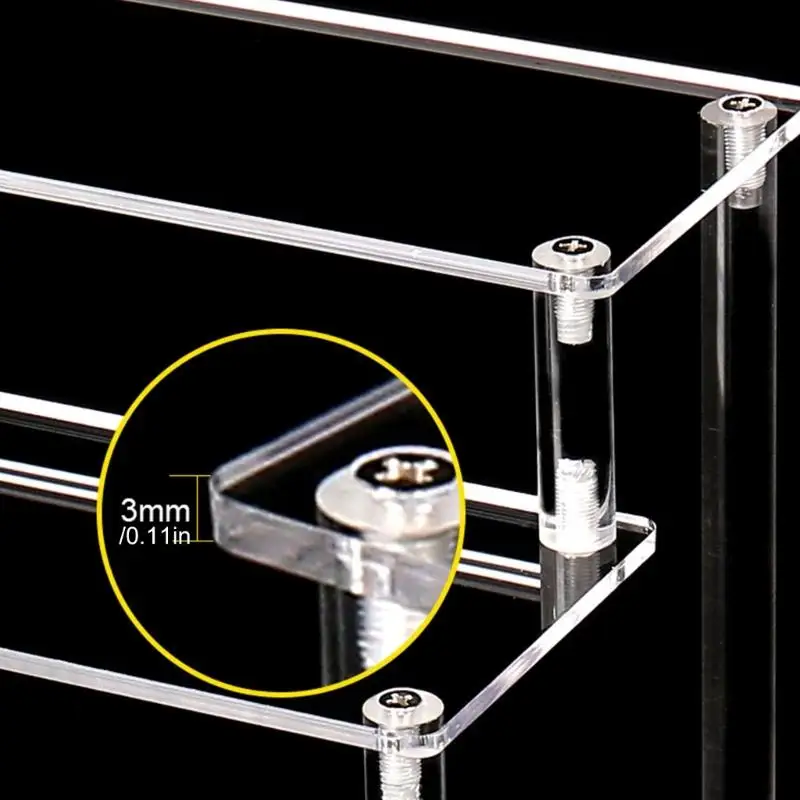 E8BD Display Platform For Showcaking Miniatures Cosmetics Accessories Storage Rack
