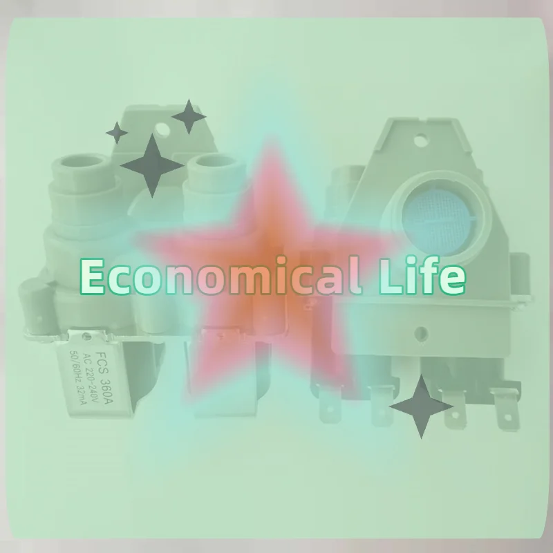 

[MOA]Universal Double-head Water Inlet Valve, Automatic Washing Machine Double Coarse Mouth Solenoid Valve[MOA]