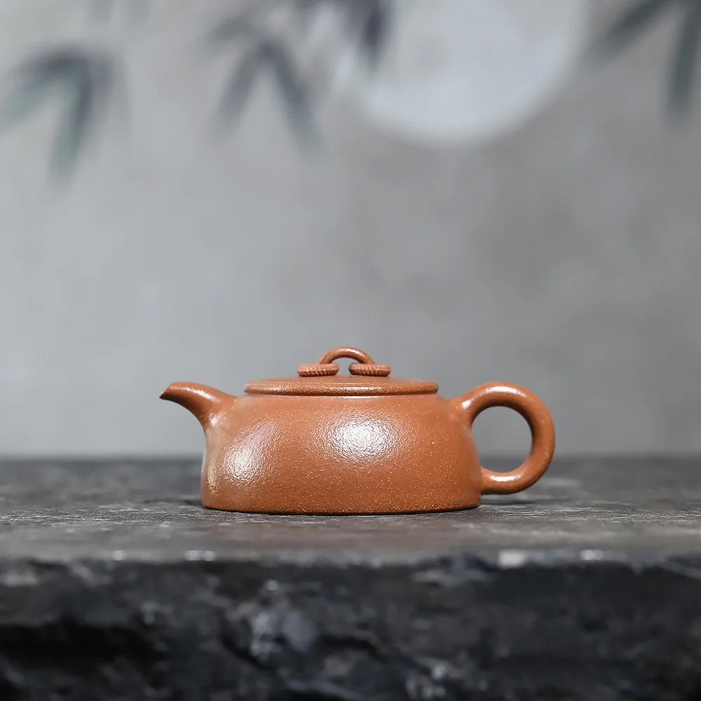 

Yixing Purple Clay Pot Ore Descending Slope MudHalf-Month Household Kung Fu Teapot Gift Box Set Ball Hole Card Cover