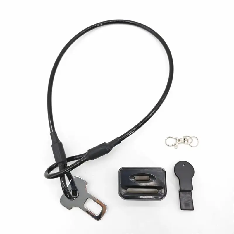 M49K-Pack Of 2 Motorhome Cab Security Door Straps-Locks Doors Using The Seatbelt Anchor Wear RV Door Device