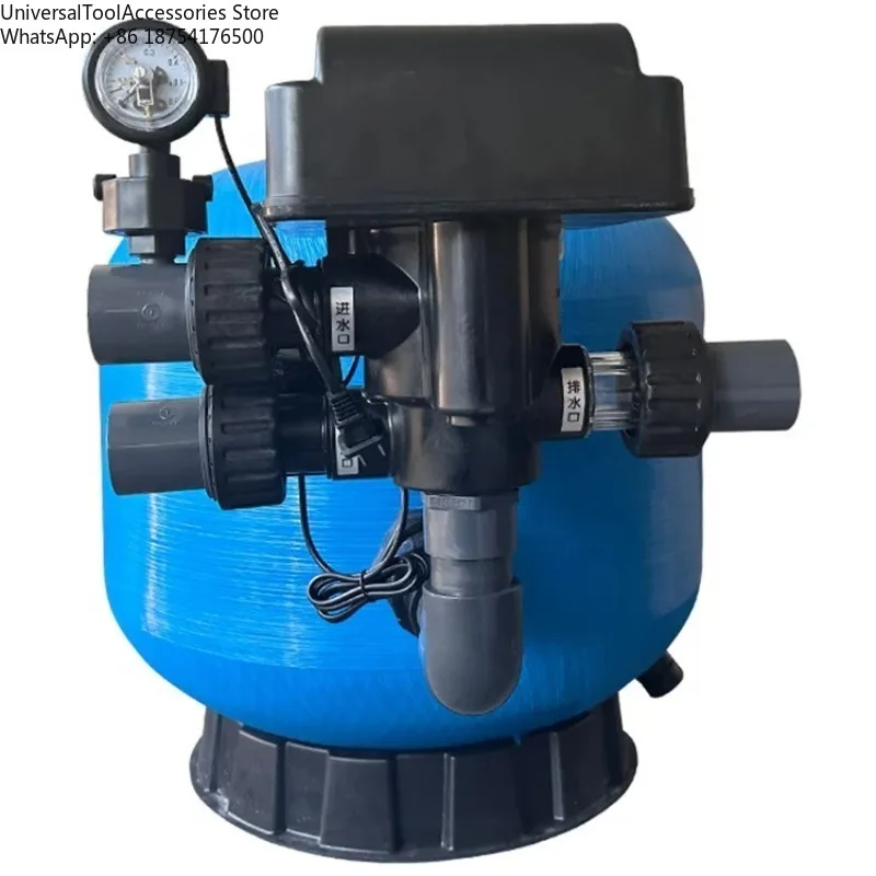 Large-Scale Automatic Backwashing Side-Mounted Swimming Pool Sand Filtration System Glass Fiber LSS Fenlin Factory