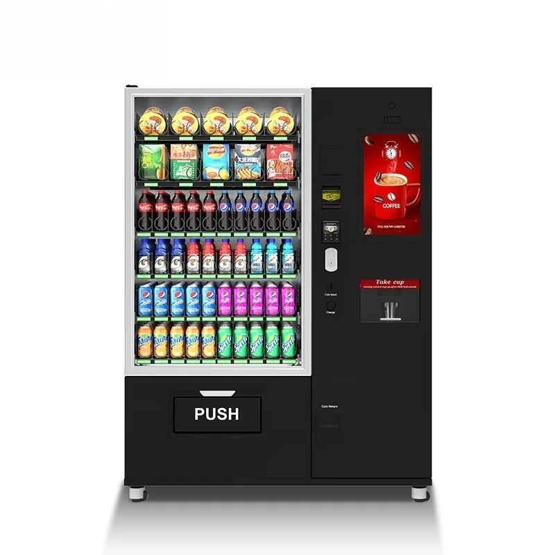 

Hot Sales Cup Noodle Vending Machine Fully Automatic Commercial Snack and Drink Vending Machine With Instant Coffee Dispenser