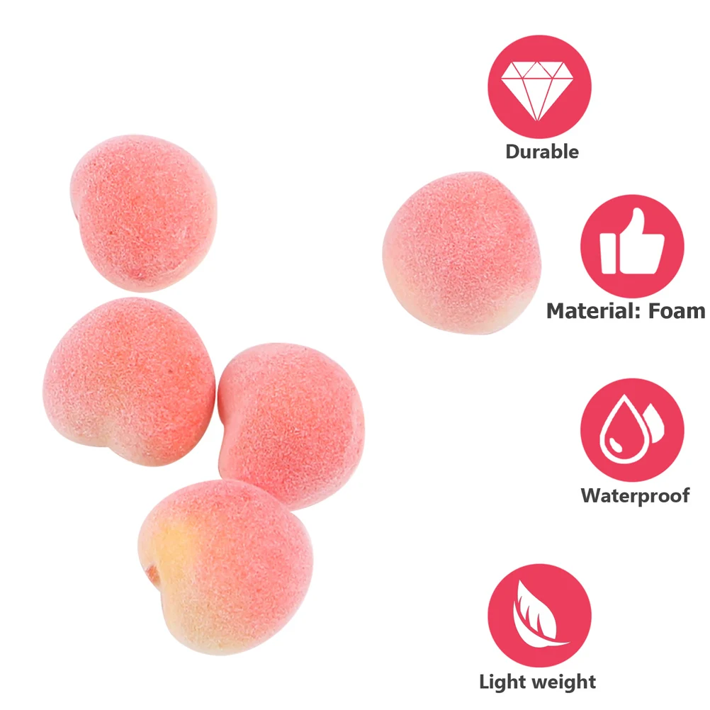 

30pcs Simulated Lifelike Artificial Fruits Decor Mini Foam for Home Office Shop Mall Photo Props Gaming