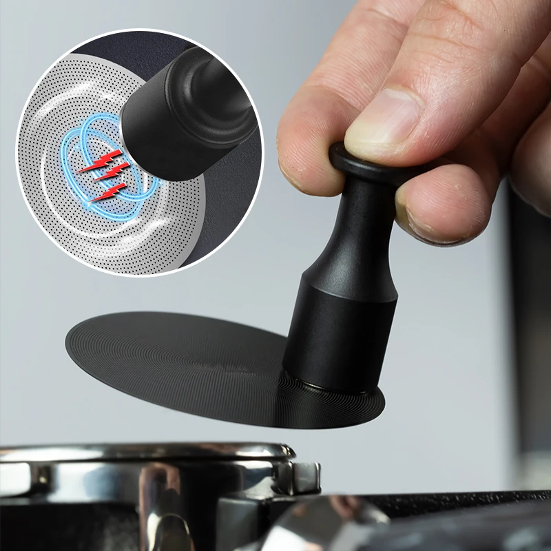 Magnetic Coffee Filter Suction Press Type Powder Free Coffee Puck Screen Suction Coffee Extraction Tool Espresso Accessories