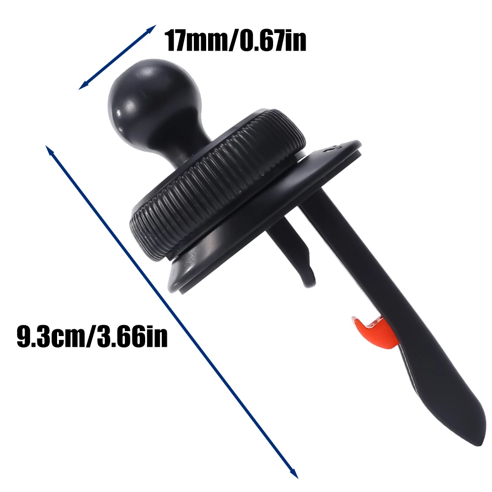 Universal 17MM Ball Head Base Accessories For Car Air Vent Phone Bracket Rotatable Adjustable Auto Air Outlet Holder Clips