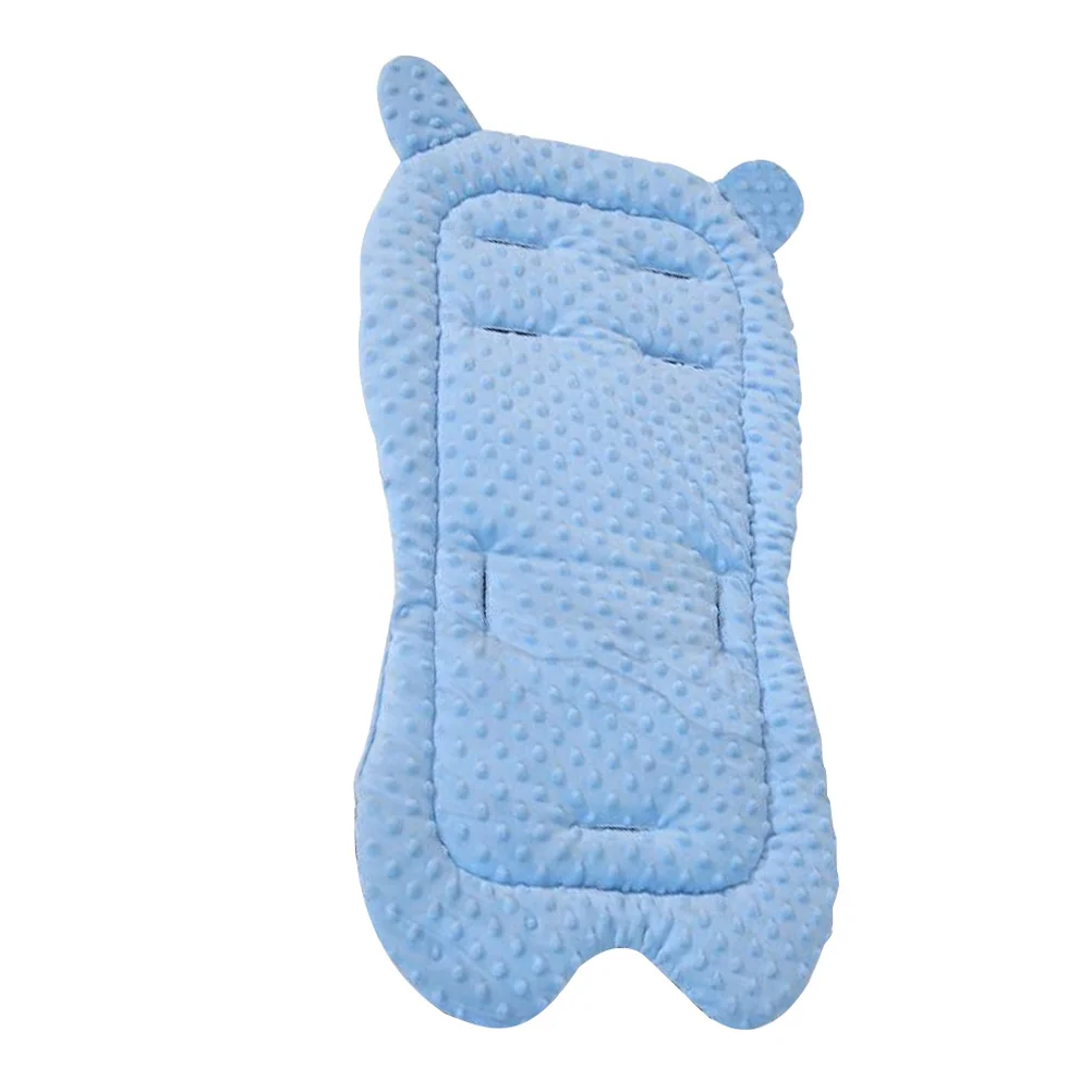 

Подушка для детской коляски, мягкая вставка для младенцев, дышащая подкладка для сиденья, удобная всесезонная подушка для коляски для новорожденных