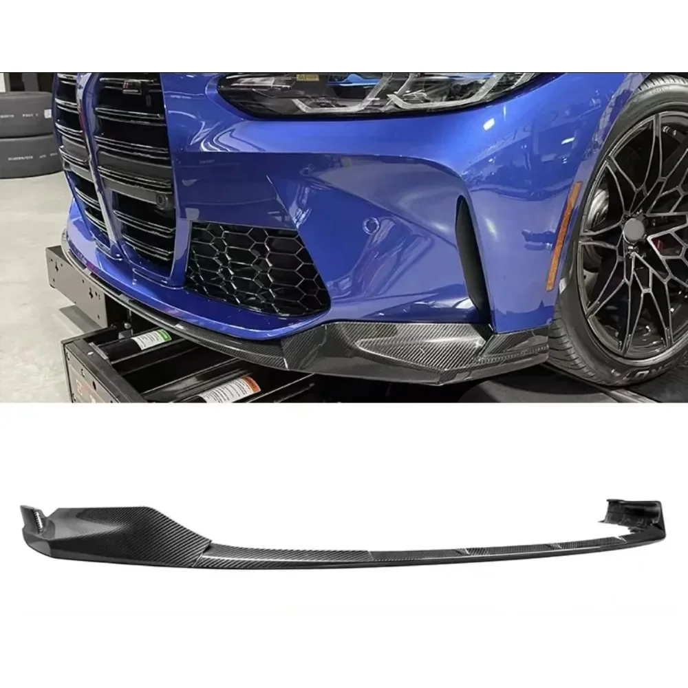 

New! MP Style For BMW G80 G82 G83 M3 M4 2021-2024 Front Lip BodyKit Dry Carbon Fiber Car Bumper Spoiler Splitter Lip Exterior Pa