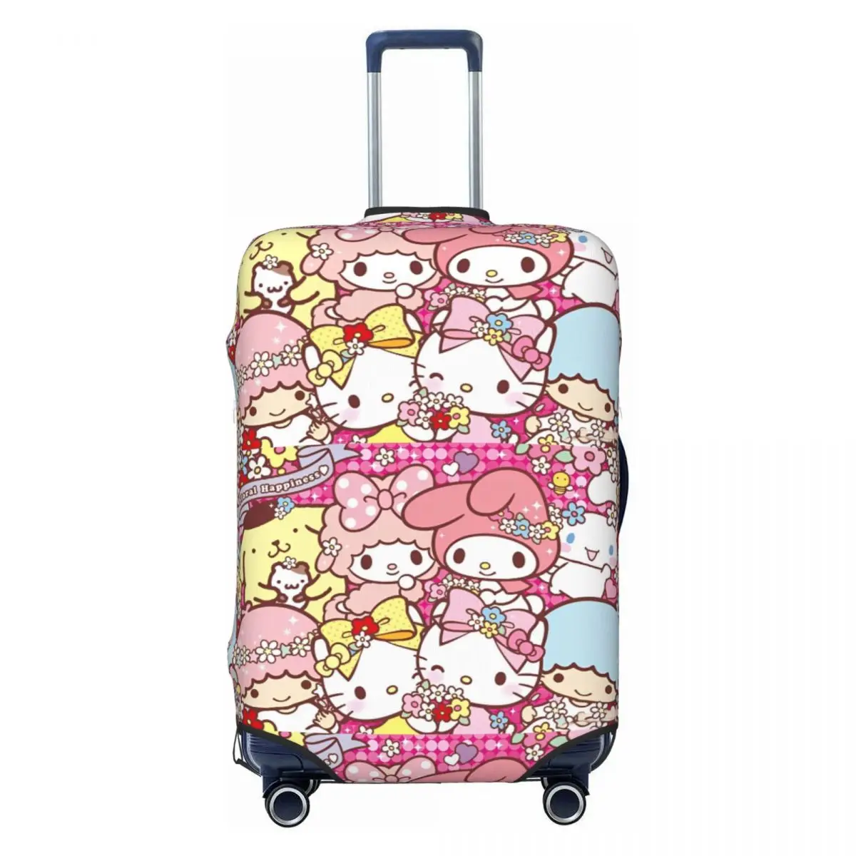 Hello Kitty และ Friends Cute กระเป๋าเดินทาง Elastic Business Protector กระเป๋าเดินทางอุปกรณ์ Holiday