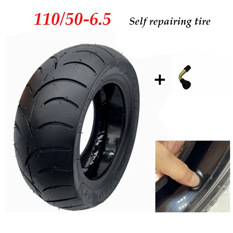 

110/50-6,5 вакуумная шина с желеобразным клеем 90/65-6,5 саморемонтная бескамерная шина для аксессуаров для электрических скутеров
