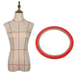 1pc Draping Tape for Clothes Mannequin Pattern Making Sewing Whiteboard Marking Tape Thin Striping Graphic Chart Art Tape 3*20mm