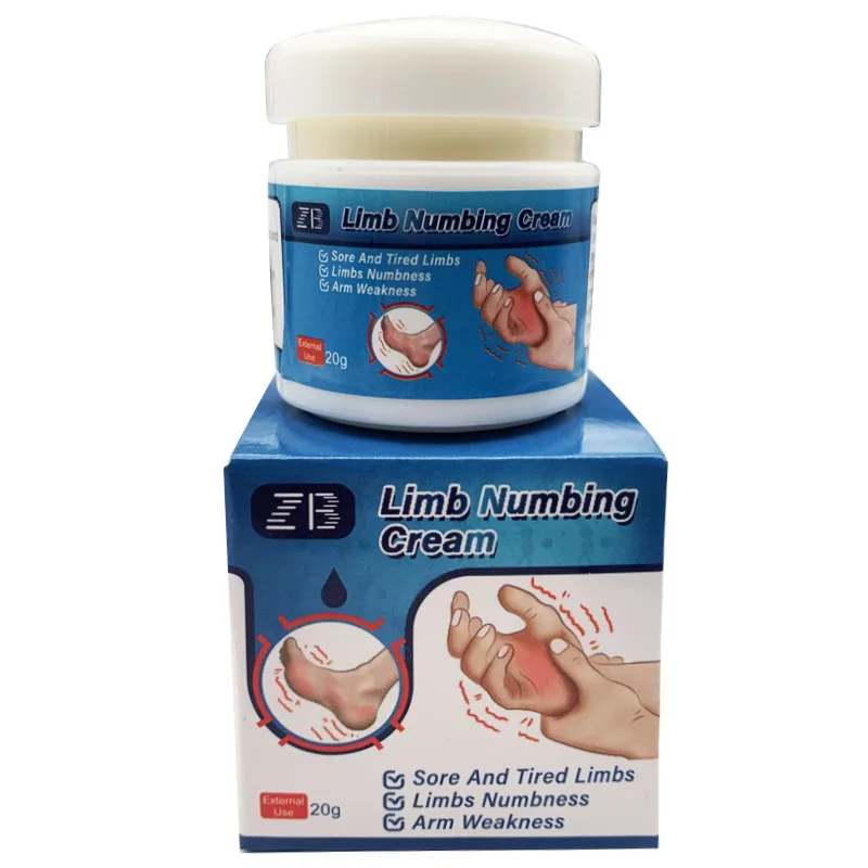 

ZB Limb Numbing Cream Muscle Cramps Finger Feet Numbness Joint Discomfort Relieve Wind Cold Damp Heat Health Care Ointment