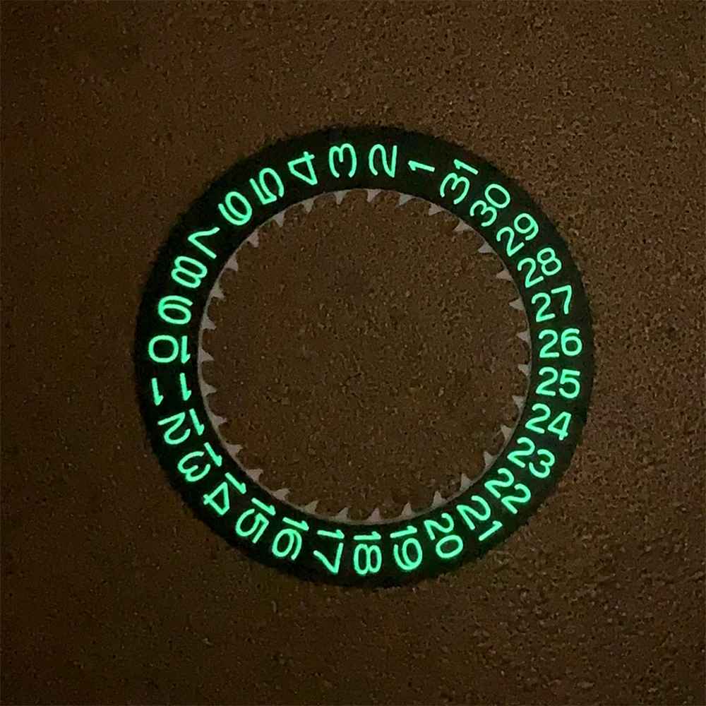 Movimiento de reloj que reemplaza piezas de repuesto pegatinas de calendario fecha Día rueda disco de calendario de reloj para NH35