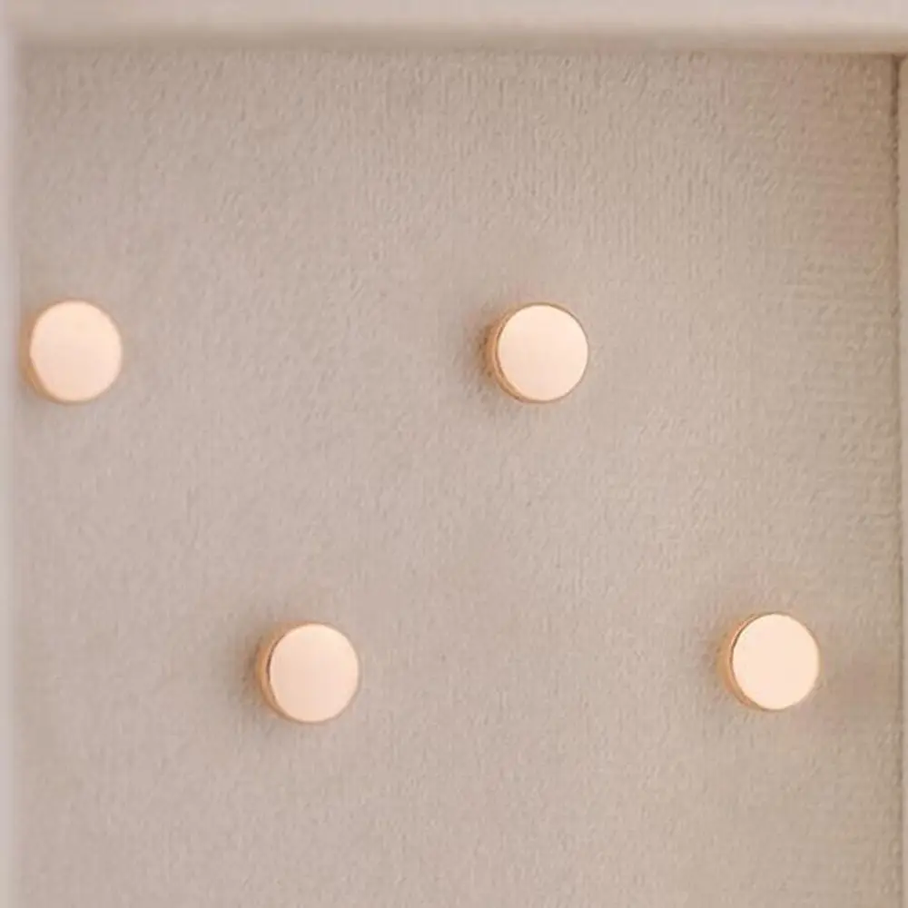 

PU Rotating Jewelry Storage Box Visible Large Capacity Ring Necklace Storage Box Dust-proof with Drawers Jewelry Organizer