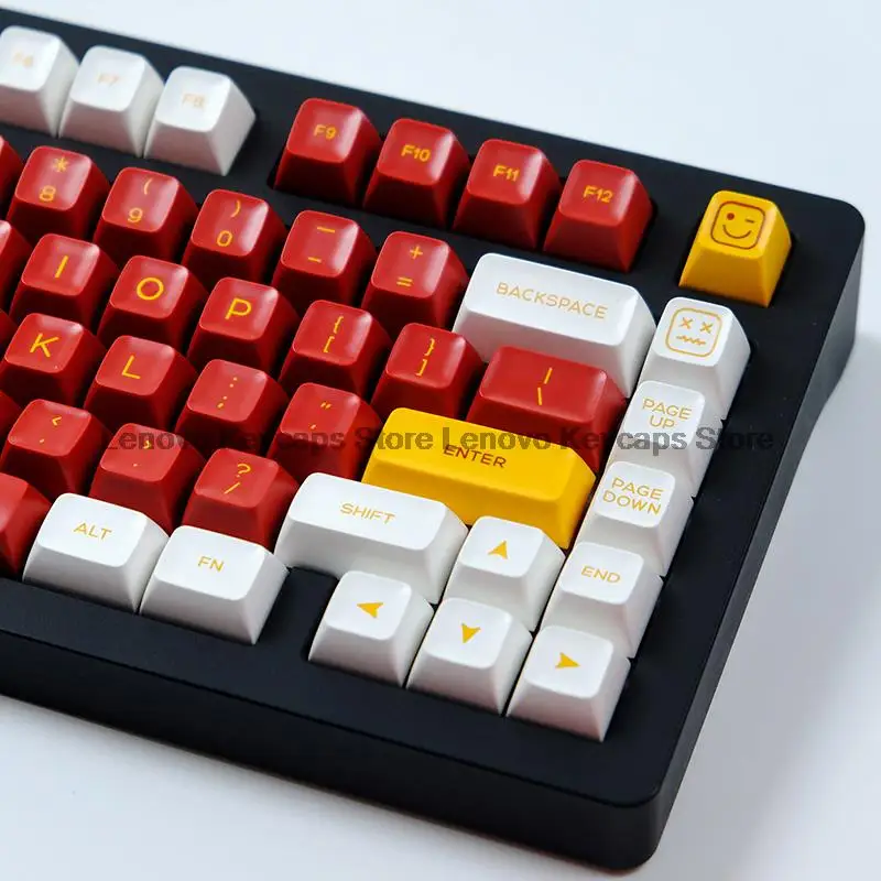 160 Keys EVA 02 SA Keycaps White Red Yellow GMK Keycap PBT Double Shot ISO Key Caps For Mx Switch Mechanical Keyboard custom DIY