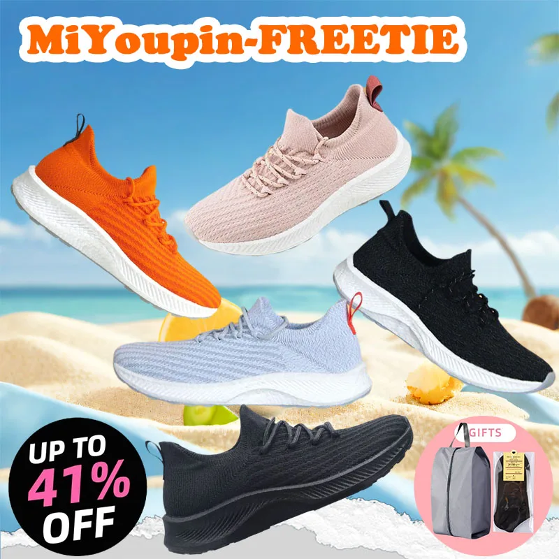 Xiaomi FREETIE Cloud Elastic Light Sneakers S MiYoupin Running Shoes Men`s Shoes Popcorn Casual Shoes 3D Breathable Shoe Upper
