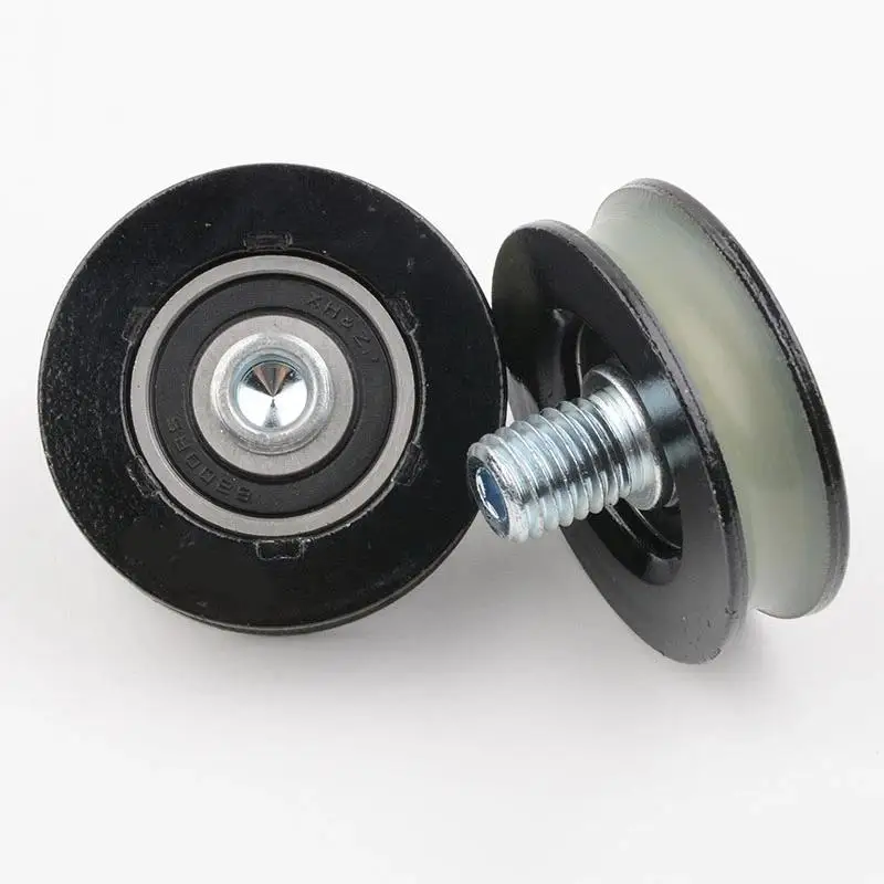 Durable Groove Sliding Pulley Wheels With Heavy Duty Bearing And Smooth Rotation Perfect For Elevator Door Operator Mounting