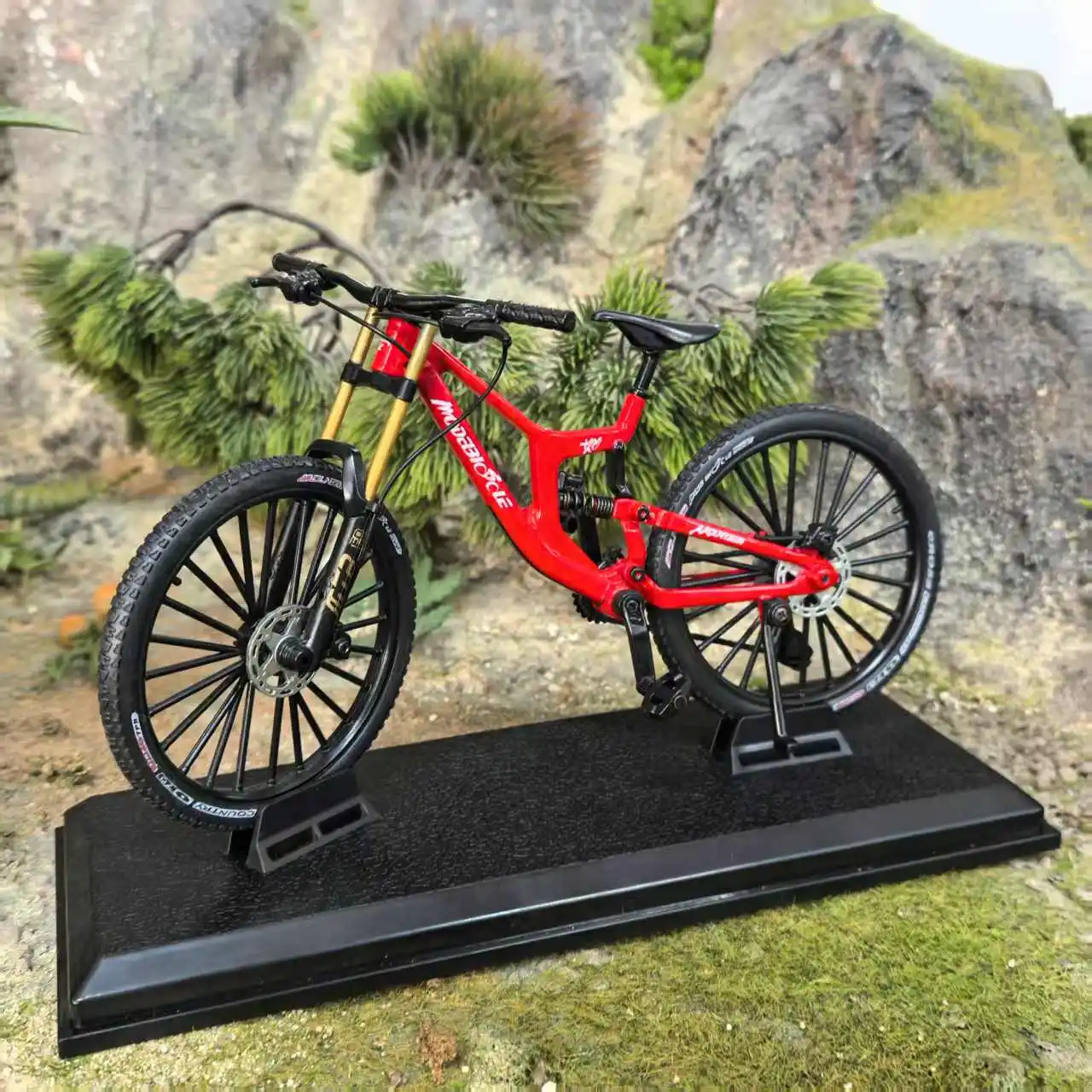 Base de modelo de bicicleta 1:6, elección de coleccionista, decoración del hogar, combinación perfecta para adornos de bicicleta, adecuada para muchos modelos