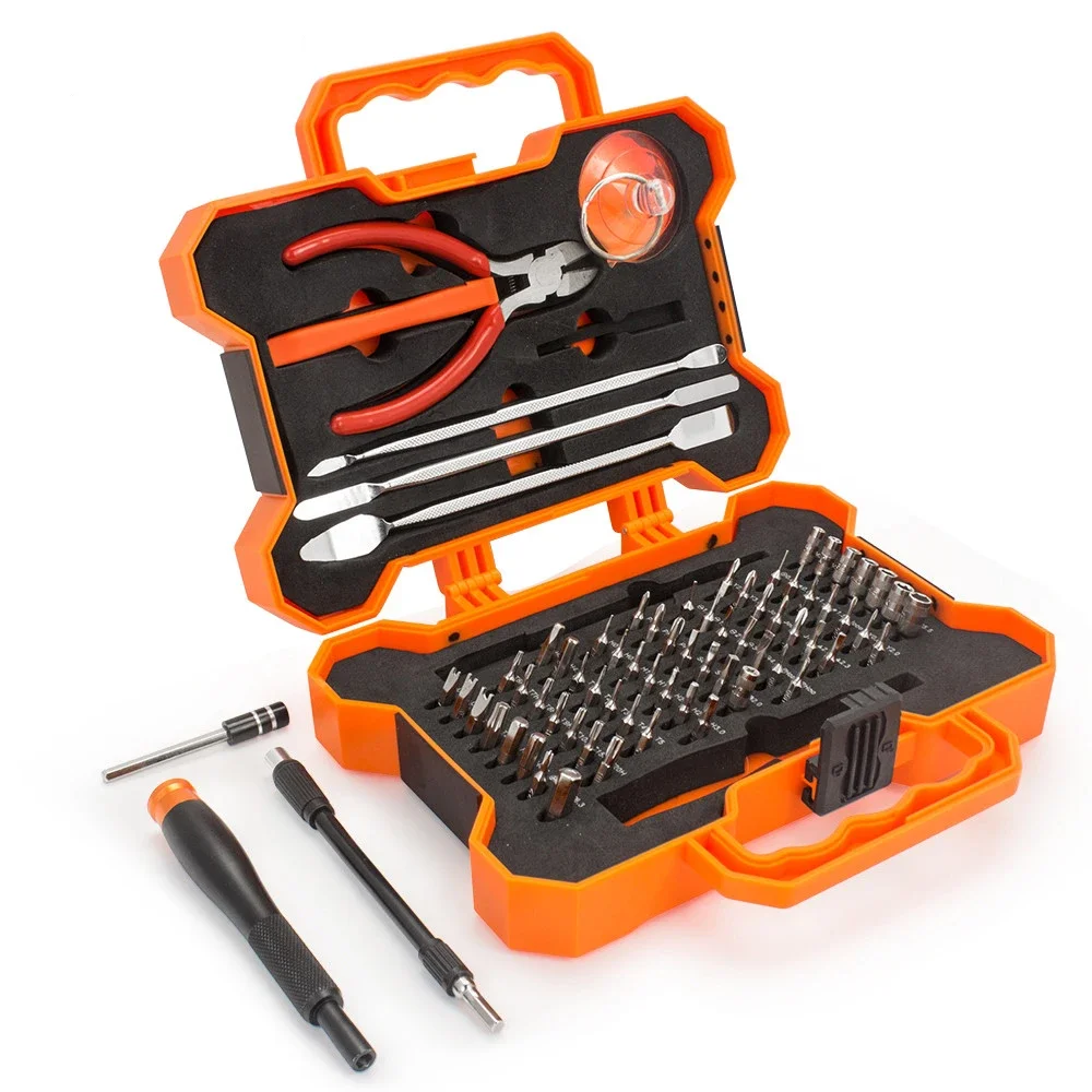 Electronics Repair Opening Tool Kit 75 in 1 Precision Screwdrivers Set With Plier Cutter