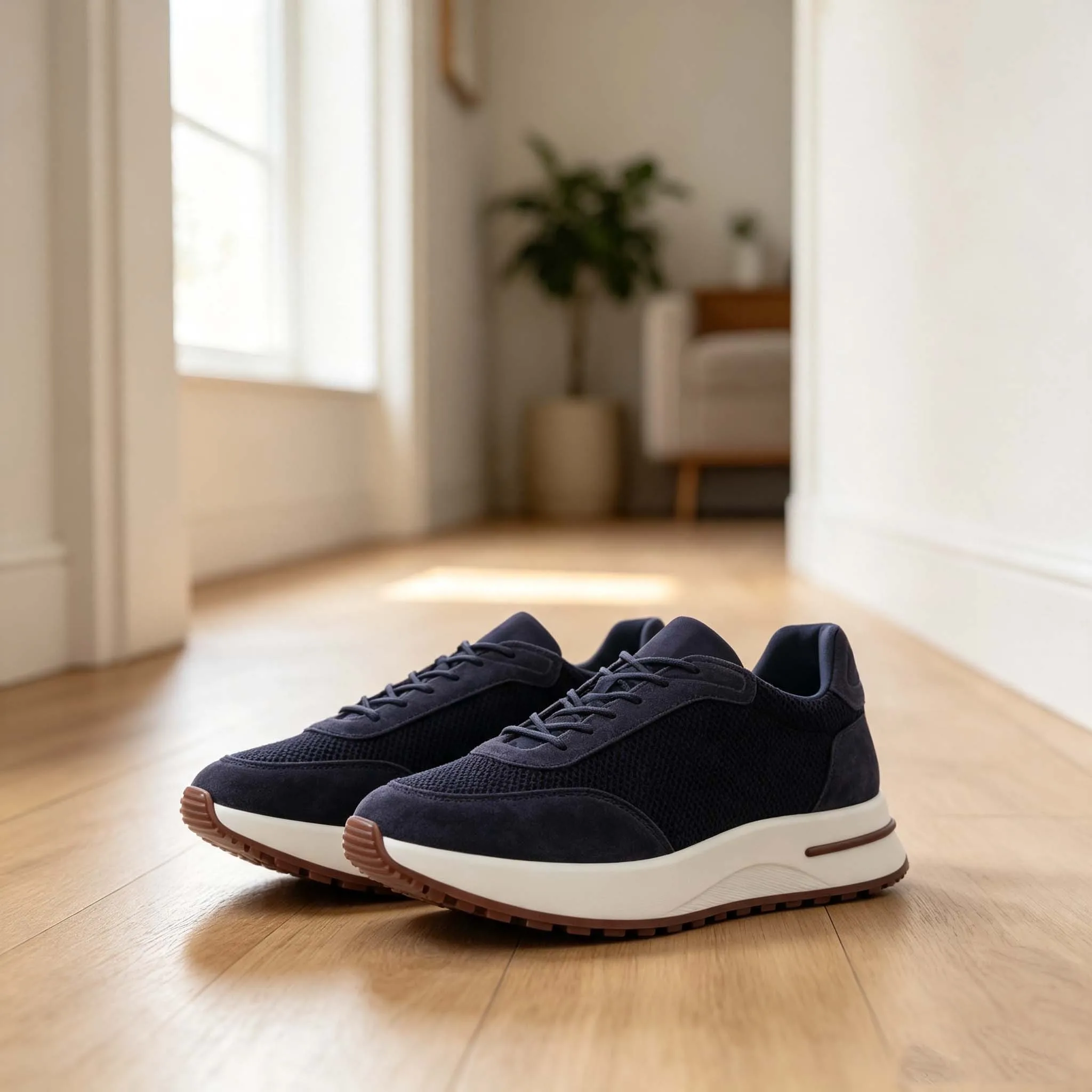 Black Patchwork Women Shoes Round Head Soft Sole Sneakers Cover Heel Girls Shoes Spring Lace-up Zapatos Mujer