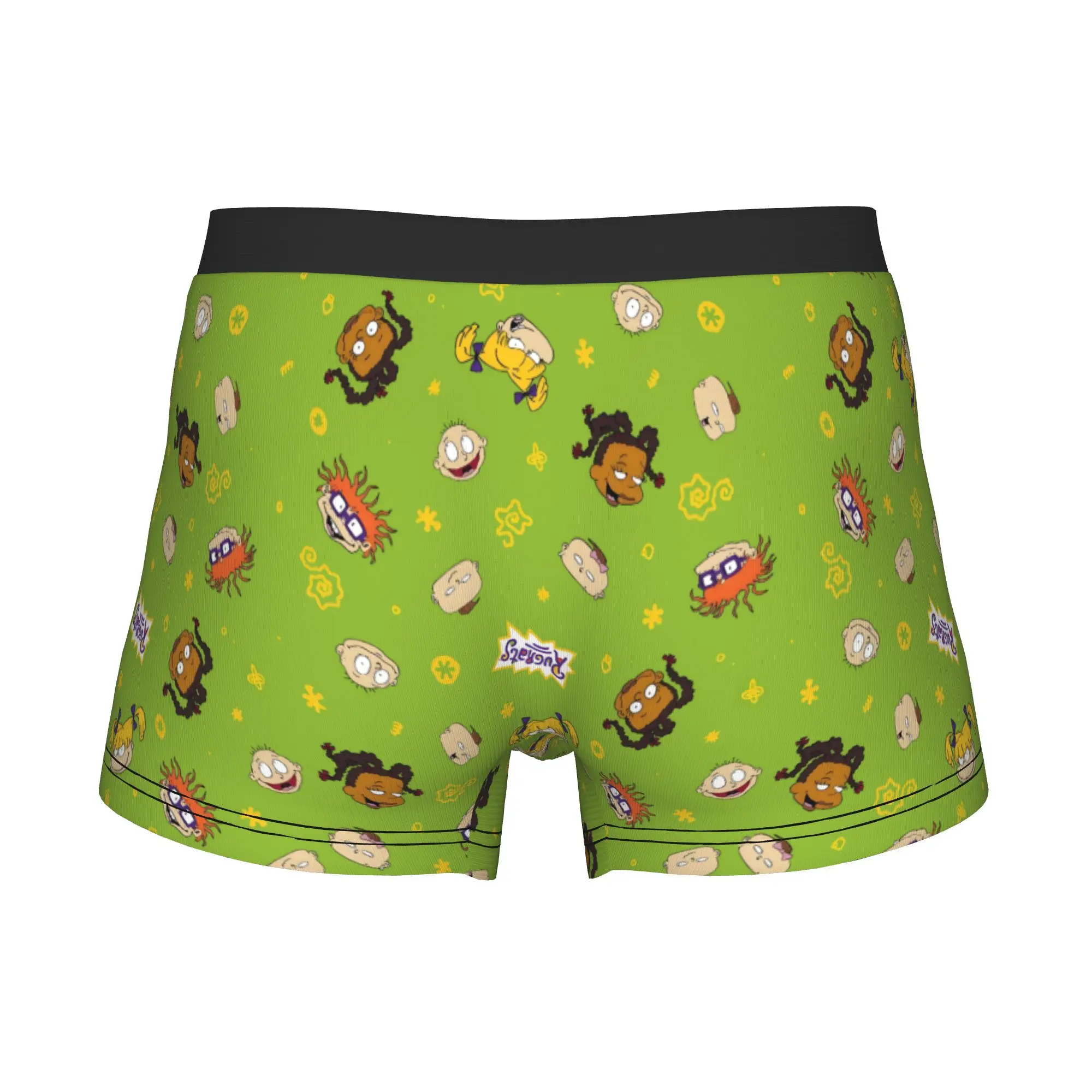 R-Rugrats Green Boxers Shorts Men's Adventure Briefs Underwear Novelty Underpants