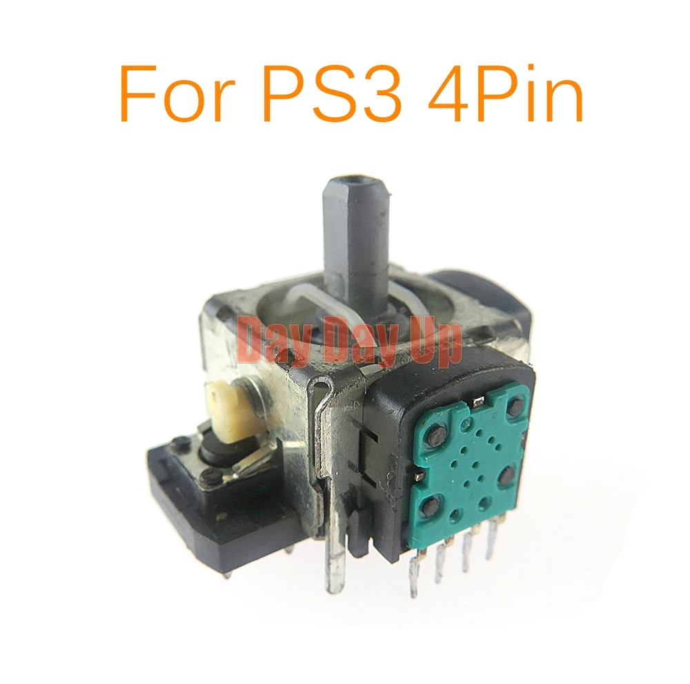 10PCS Original Used ALPS 3D Joystick For PS3 4PIN Analog Stick Thumbsticks Module Rocker 4Pin For PS3 Controller