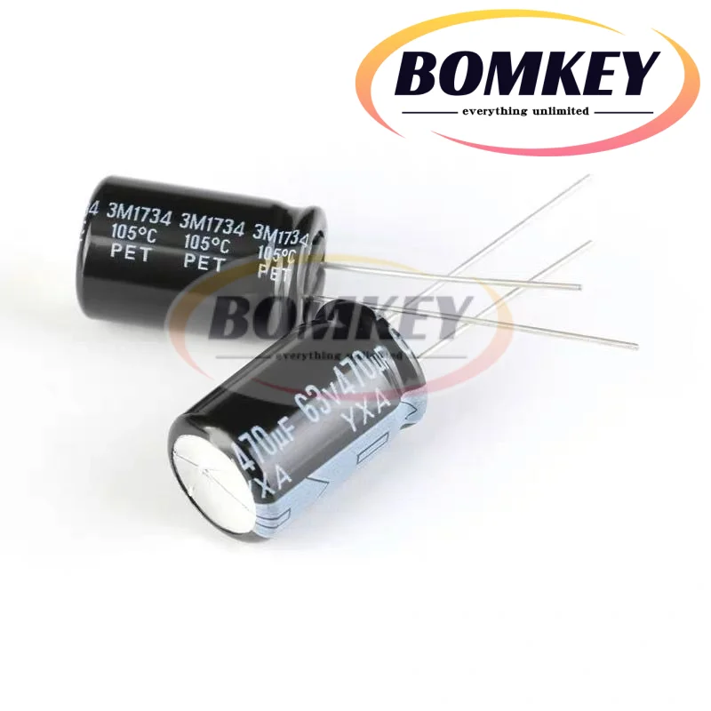 

10pcs/lot Rubycon Aluminum Electrolytic Capacitor 63V 470UF 12.5X20 YXA 63YXA470M12.5X20 replace 63PX470M12.5X20 New original