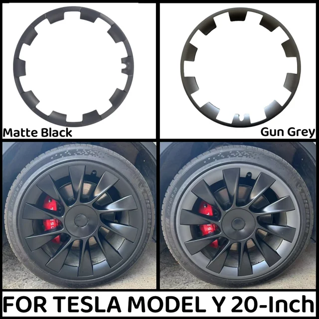 4 SZTUK 20-calowy kołpak piasty koła Performance HubCap Patch Wymienny kołpak koła Pełna osłona felgi Akcesoria do Tesla Model Y 2018-2024