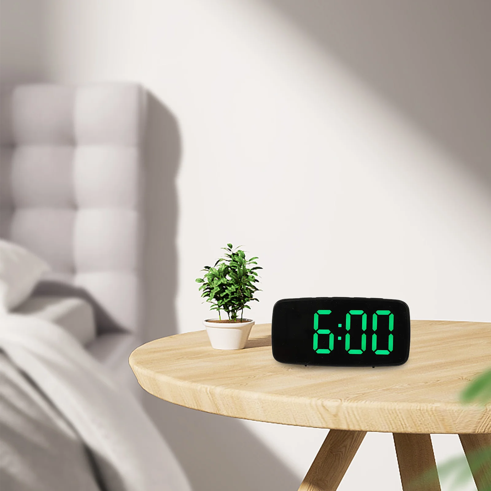 LED Electronic Alarm Clock Electric Clocks Digital Aesthetic Components