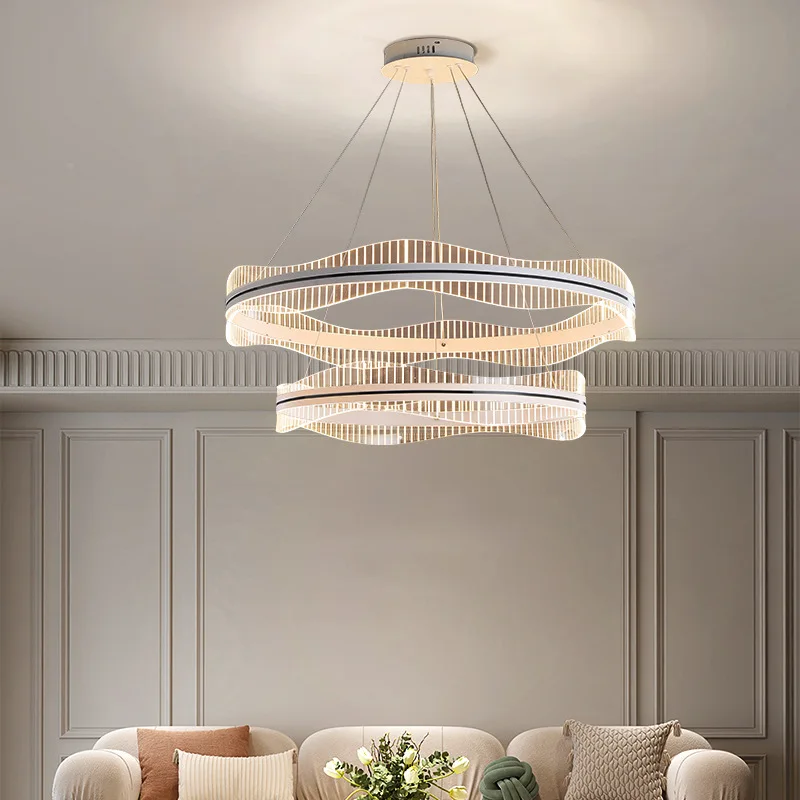 

Modern light luxury living room, high-end sense dining room main lamp, new chandelier christmas decoration