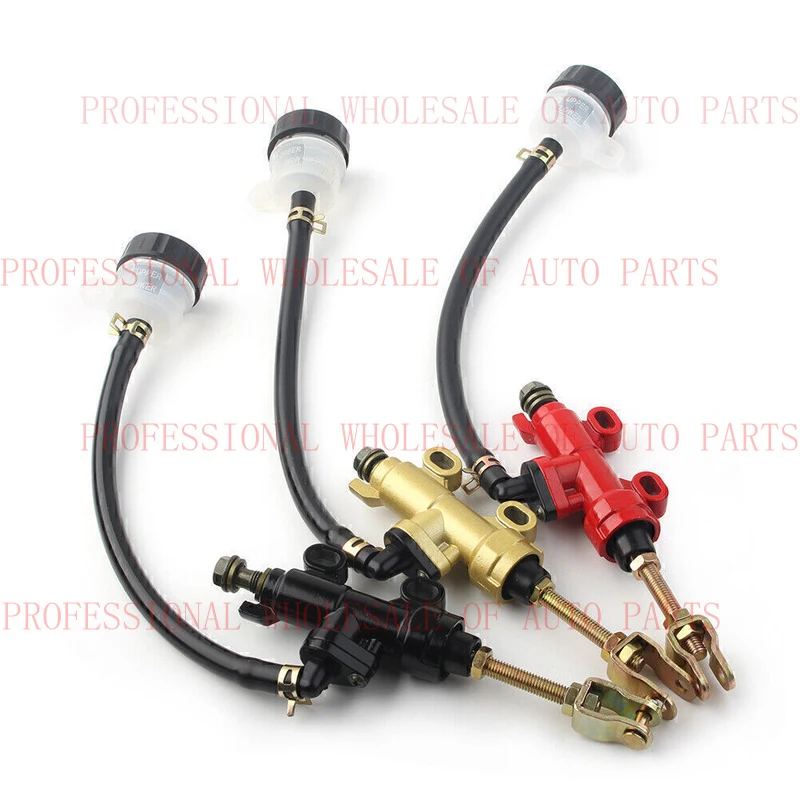 V+ Rear Brake Master Cylinder Hydraulic Pump Reservoir for Motorbike Dirt Bike ATV