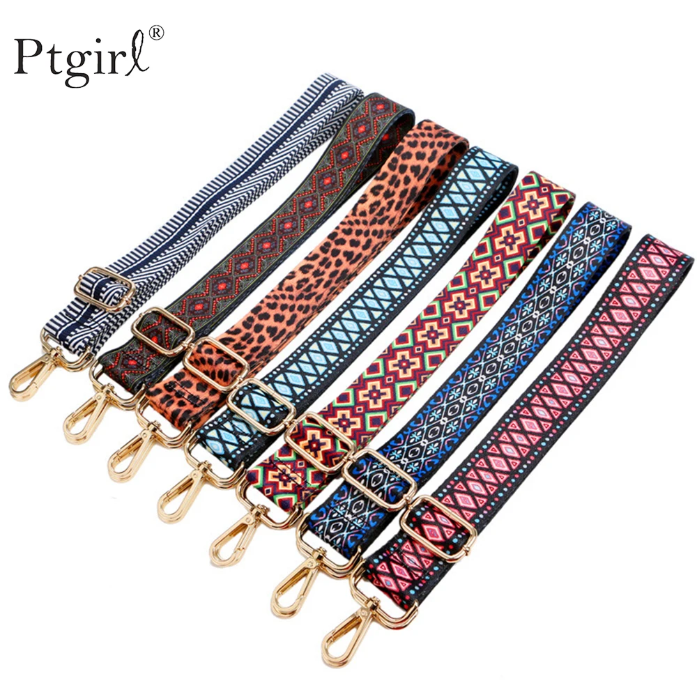 

140cm Women Shoulder Bag Strap Belt Nylon Obag Handle For Handbag Accessories Part Ptgirl Adjustable Decorative Handle Ornament