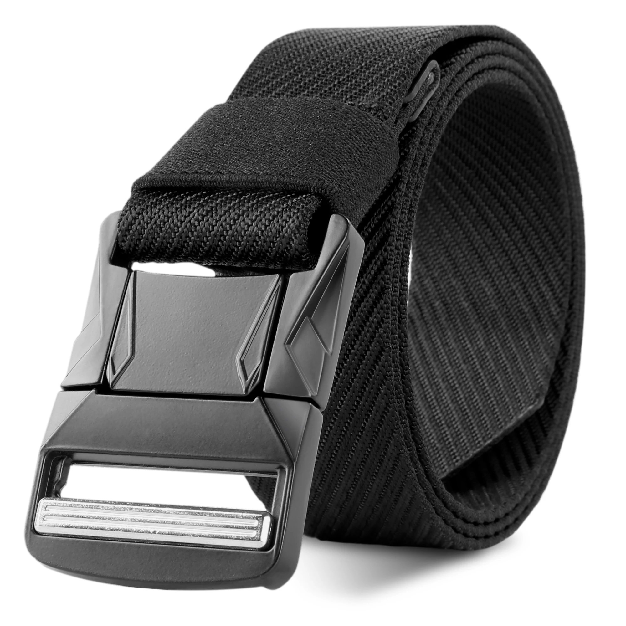 

Belts for Men, Golf Web Belt for Jeans with Automatic Buckle Adjustable Tactical Nylon Mens Gun Belt