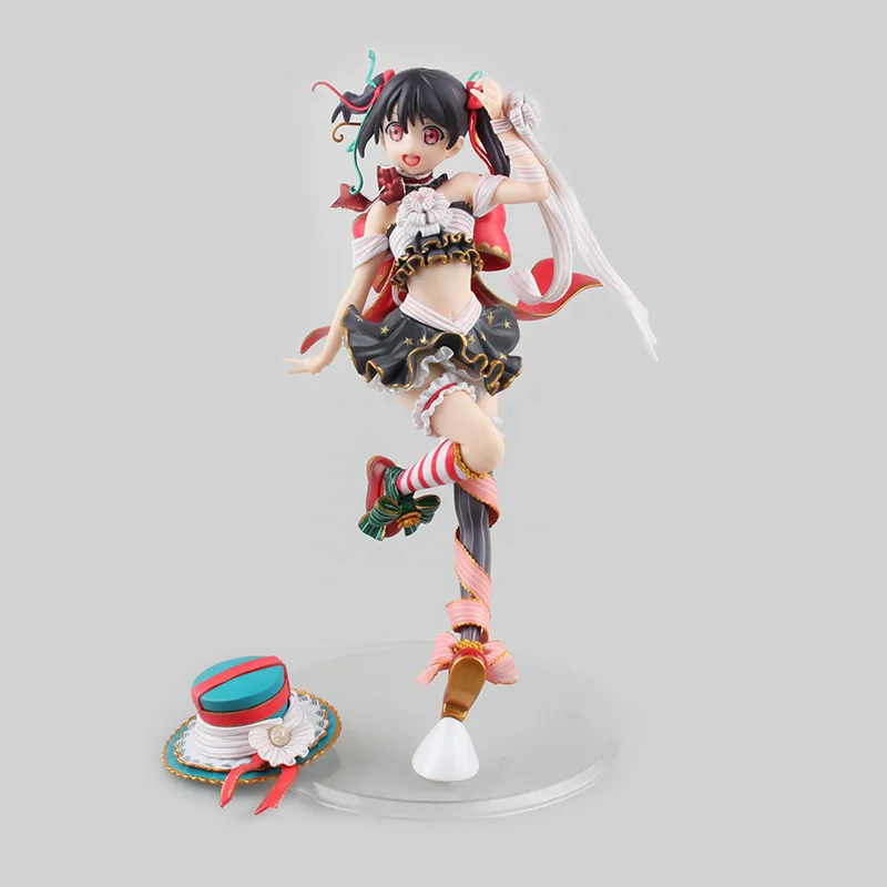 24CM ラブライブ！ スクールアイドルフェスティバル 山沢ニコ フィギュア 1/7 クリスマスドレスアップモデル おもちゃ ギフト コレクション アクションフィギュア PVC