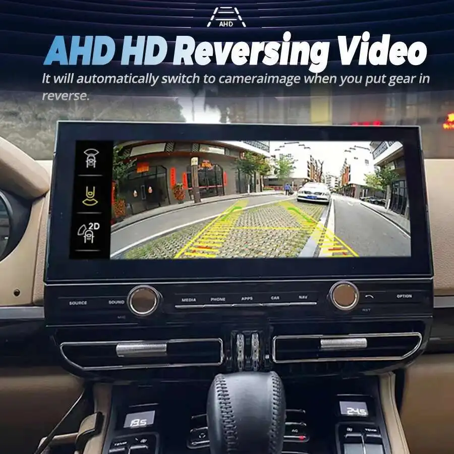 12.3 Screen Car Multimedia Video Player For Porsche Cayenne 2011-2017 GPS Radio Stereo CARPLAY 1920*720 Android 14 Autoradio