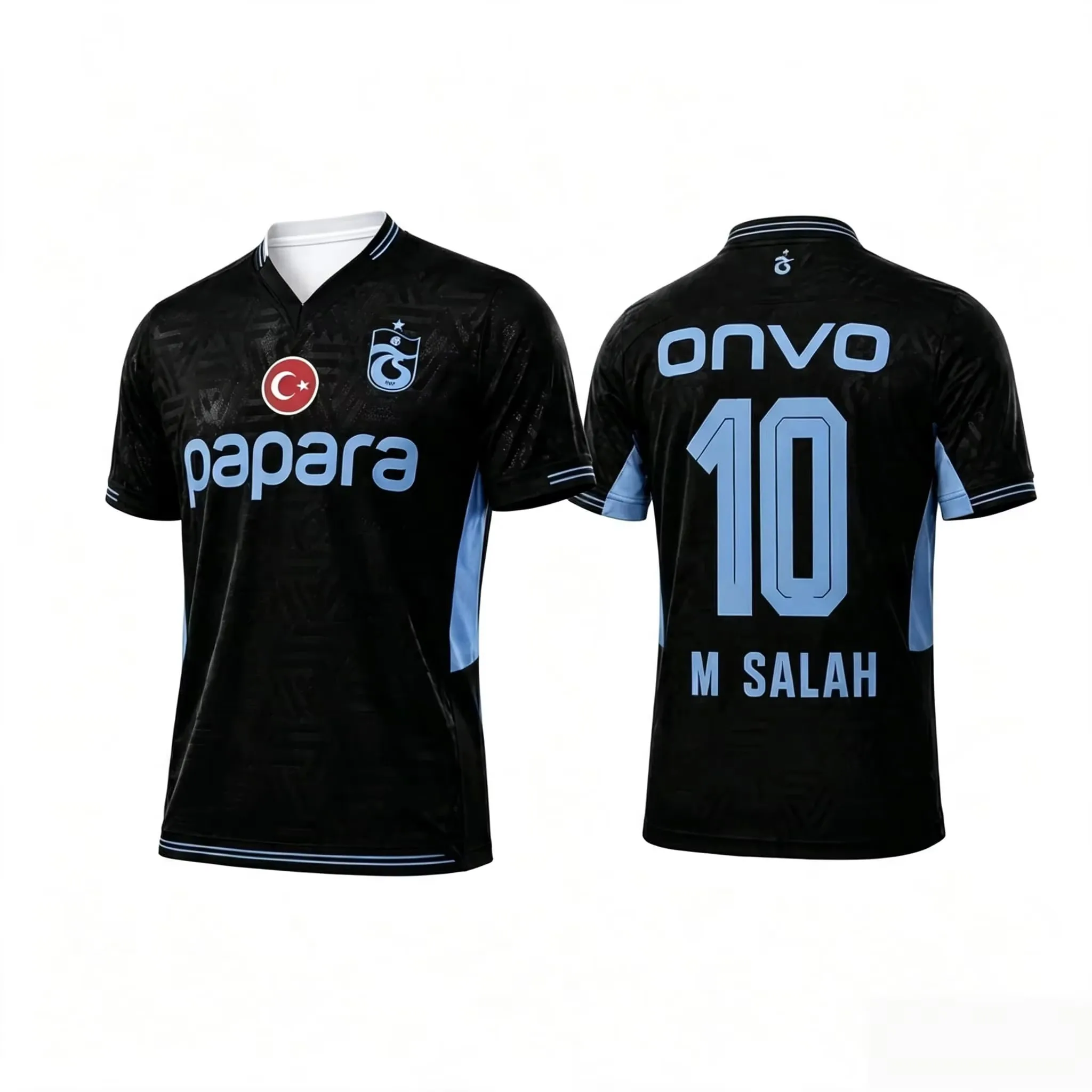 2026 Trabzonspor Salah 10# Football Jersey Men Summer New 3D Print Sports Football Breathable Quick Drying Family Kids Tees