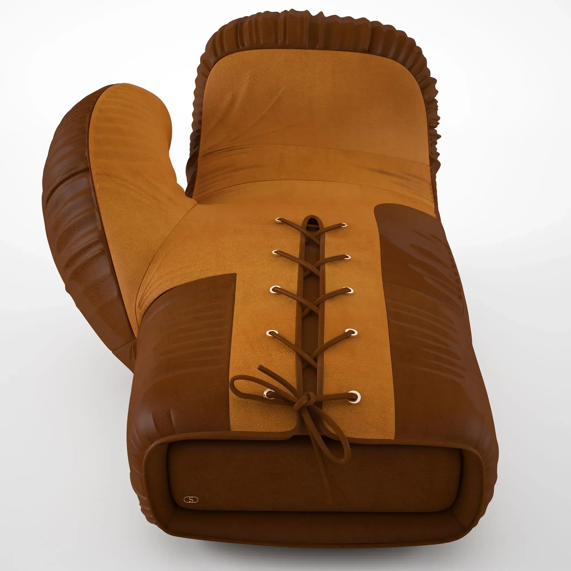 เก้าอี้พักผ่อนทรงพิเศษสำหรับห้องออกกำลังกายในโรงแรม รูปทรงนวมชกมวย โซฟาห้องนั่งเล่น สไตล์ยุคกลาง ห้องตัวอย่างย้อนยุค