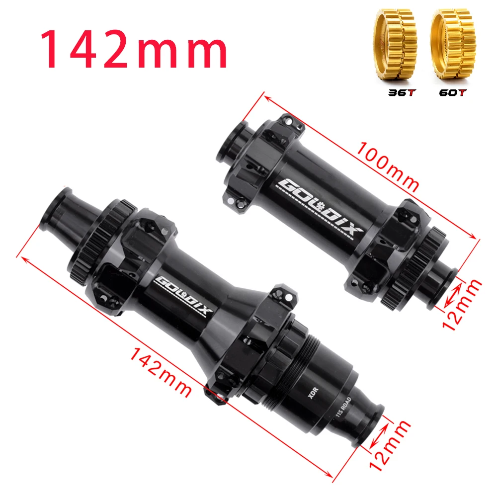 Straightpull 24 Holes Road Bike Hub EXP Ratchet 36T 60T Center Lock Hub HG XDR Free Bicycle Hub 142*12 100*135 For Shimano SRAM