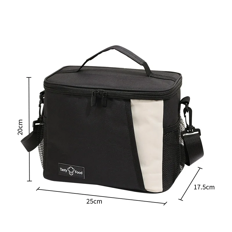 Oxford Cloth Thickened Lunch Bag Large Bento Thermal Box Durable Portable Insulation Bag Outdoor Picnic Office Reusable