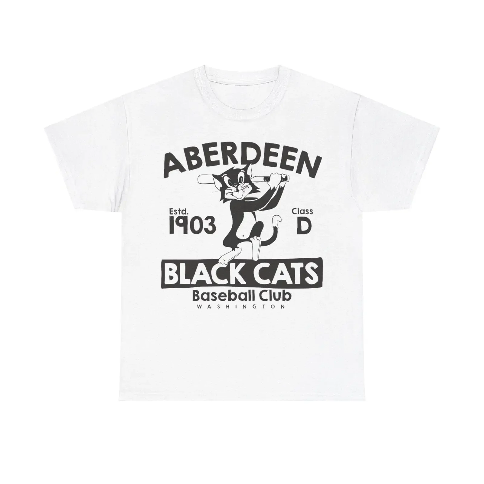 

Бейсбольная футболка Aberdeen Washington 1903 Black Cats